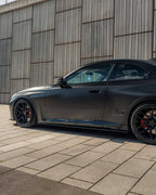 BMW 2 Series M Sport & M240i G42 Pre-Preg Carbon Fibre ID-01 Front Splitter & Rear Spoiler Pack by TRE (2021+)