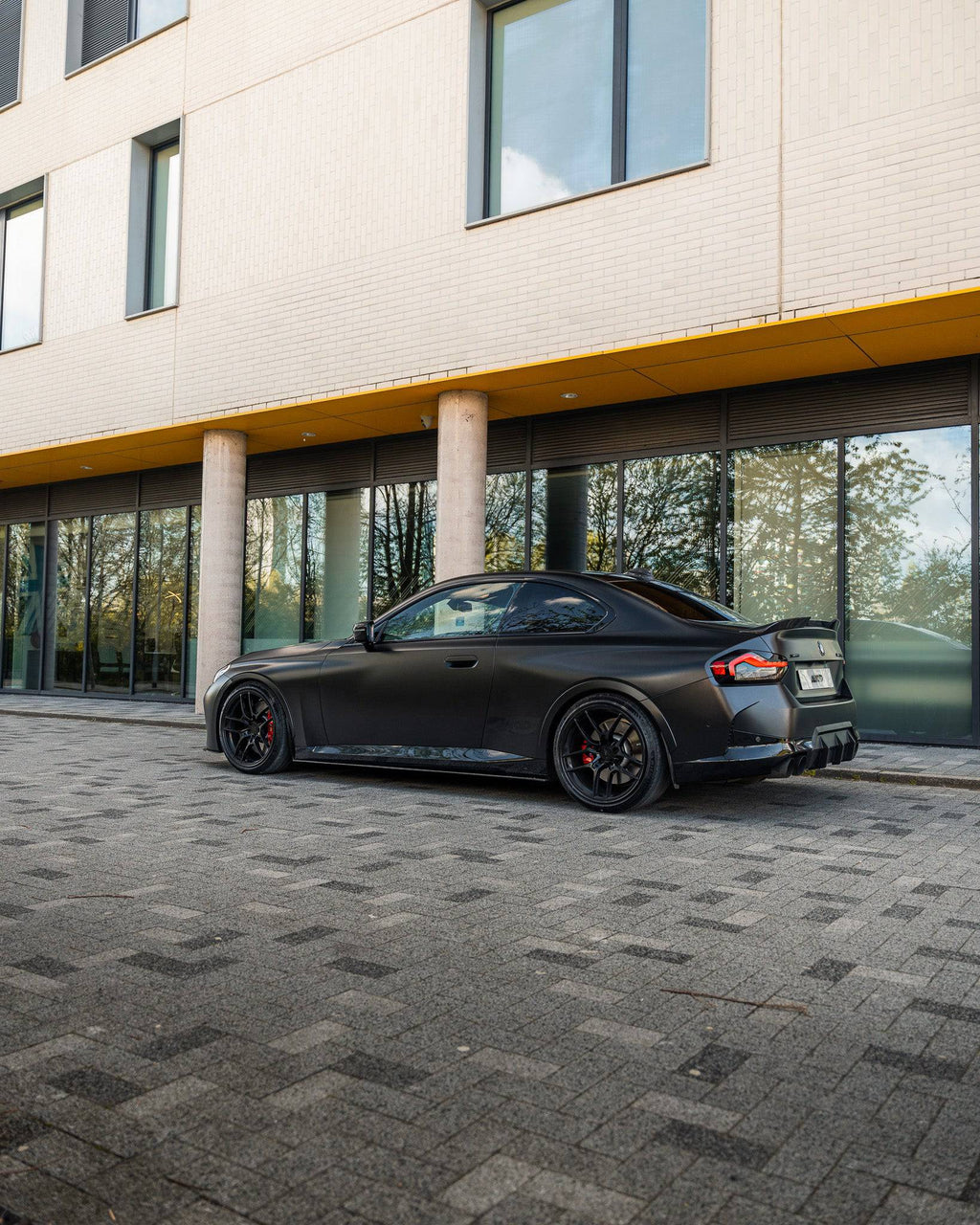 BMW 2 Series M Sport & M240i G42 Pre-Preg Carbon Fibre ID-01 Front Splitter & Rear Spoiler Pack by TRE (2021+)