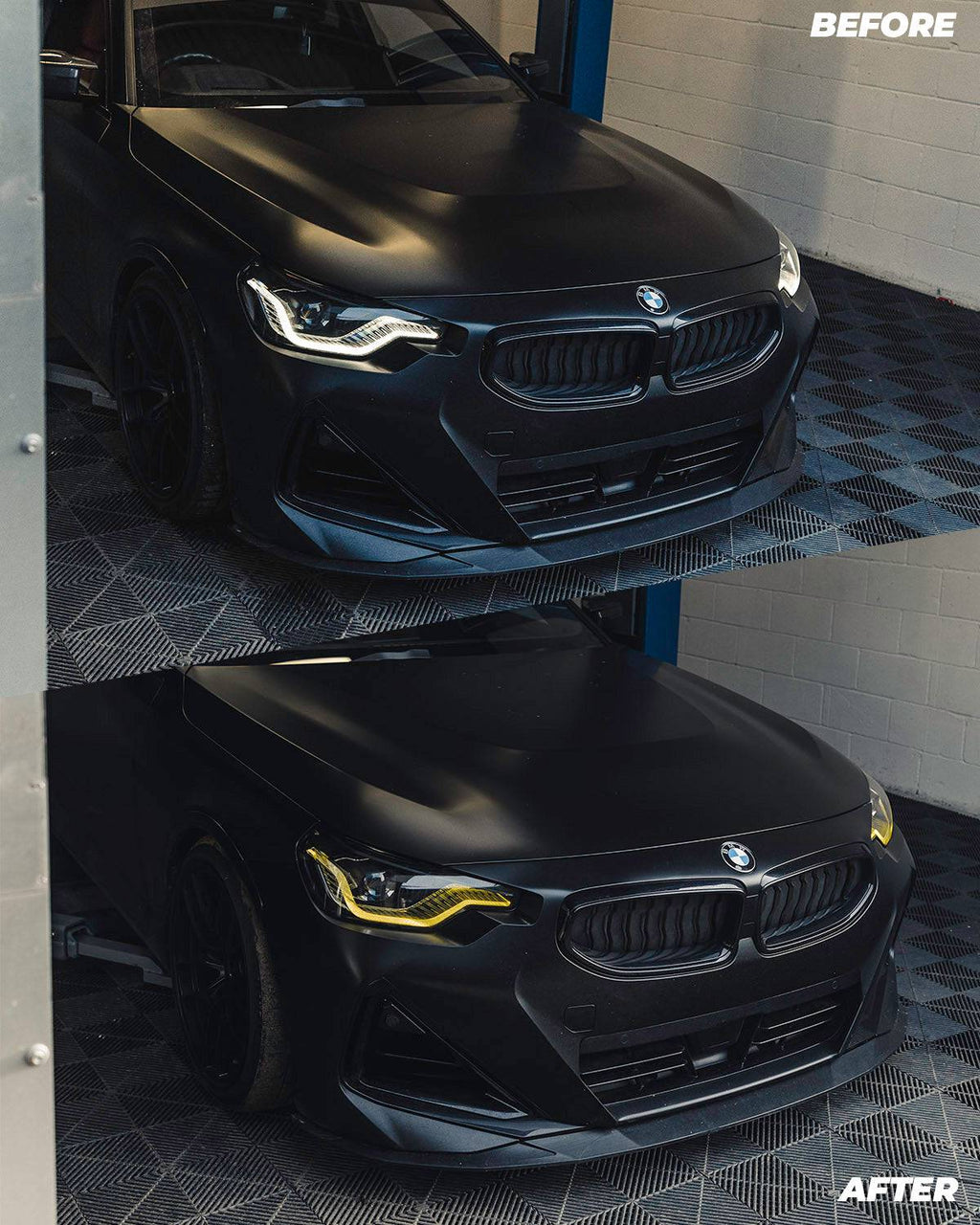 BMW 2 Series, M240i G42 & M2 G87 CSL Yellow DRL Module Set (2021+)