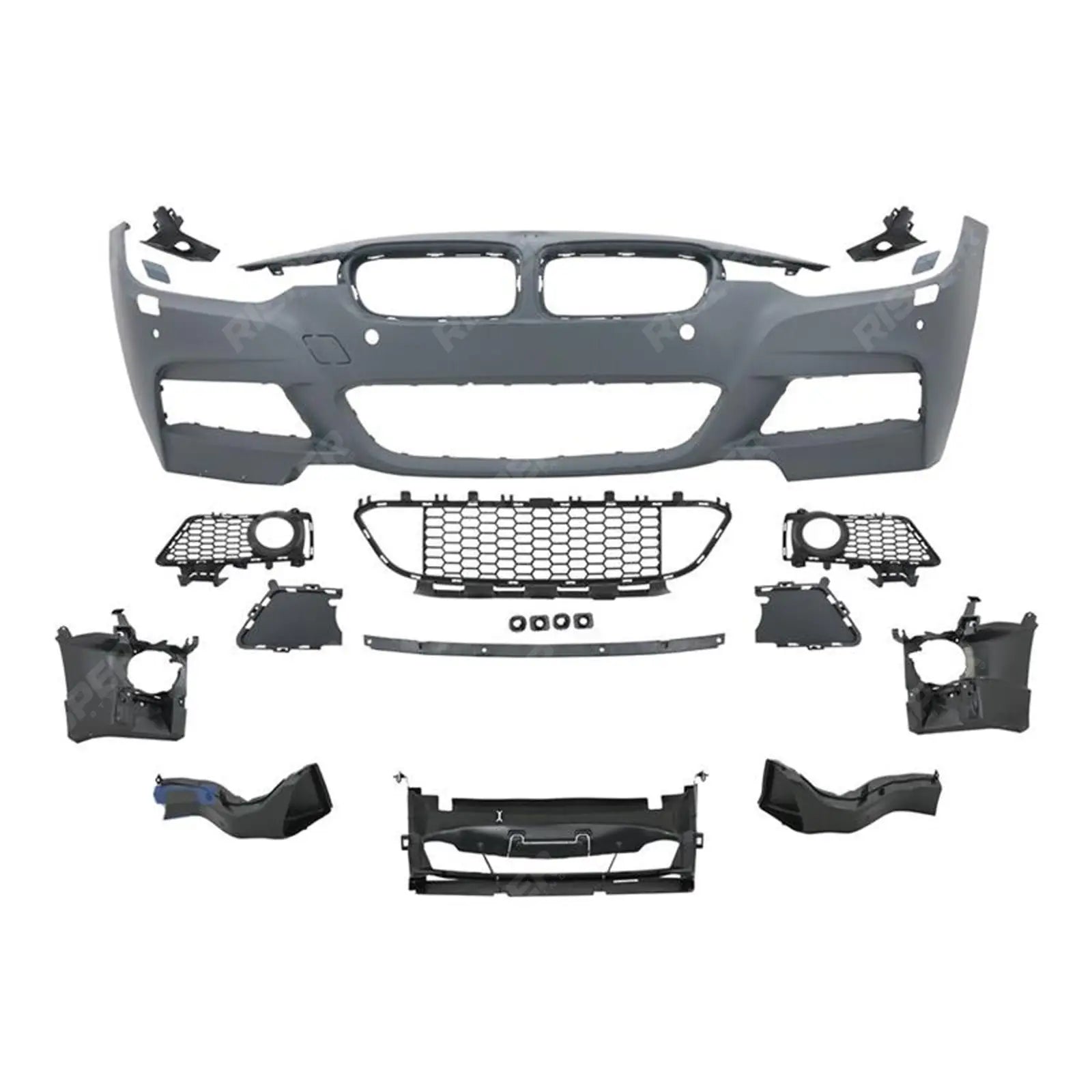 BMW 3 Series F30 2012-2018 Full Front Bumper Assembly SE Sport to M Sport Look