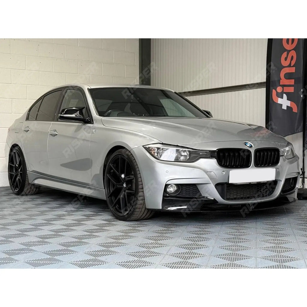 BMW 3 Series F30 F31 F35 M Sport Front Splitter in Gloss Black