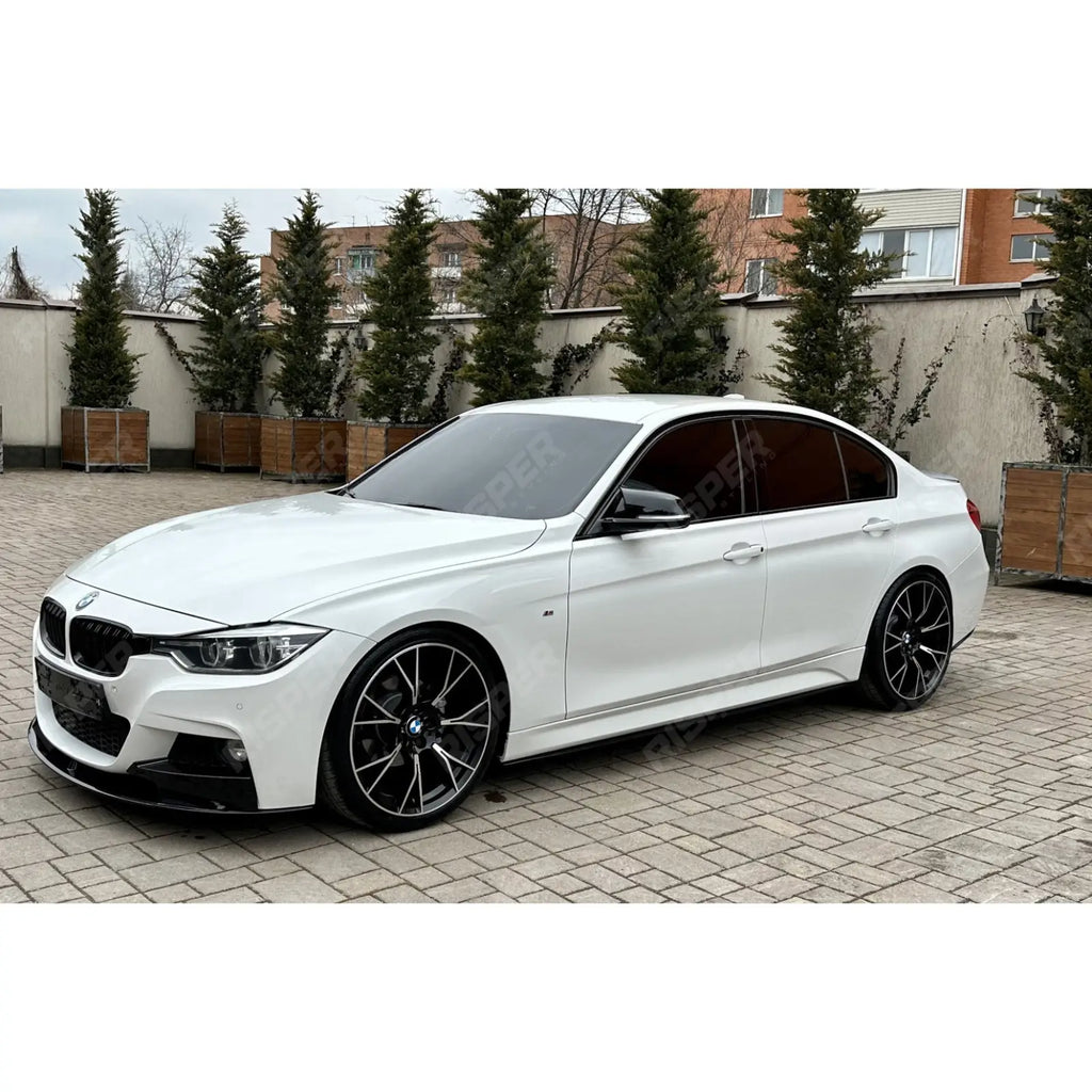 BMW 3 Series F30 F31 F35 M Sport Front Splitter in Gloss Black