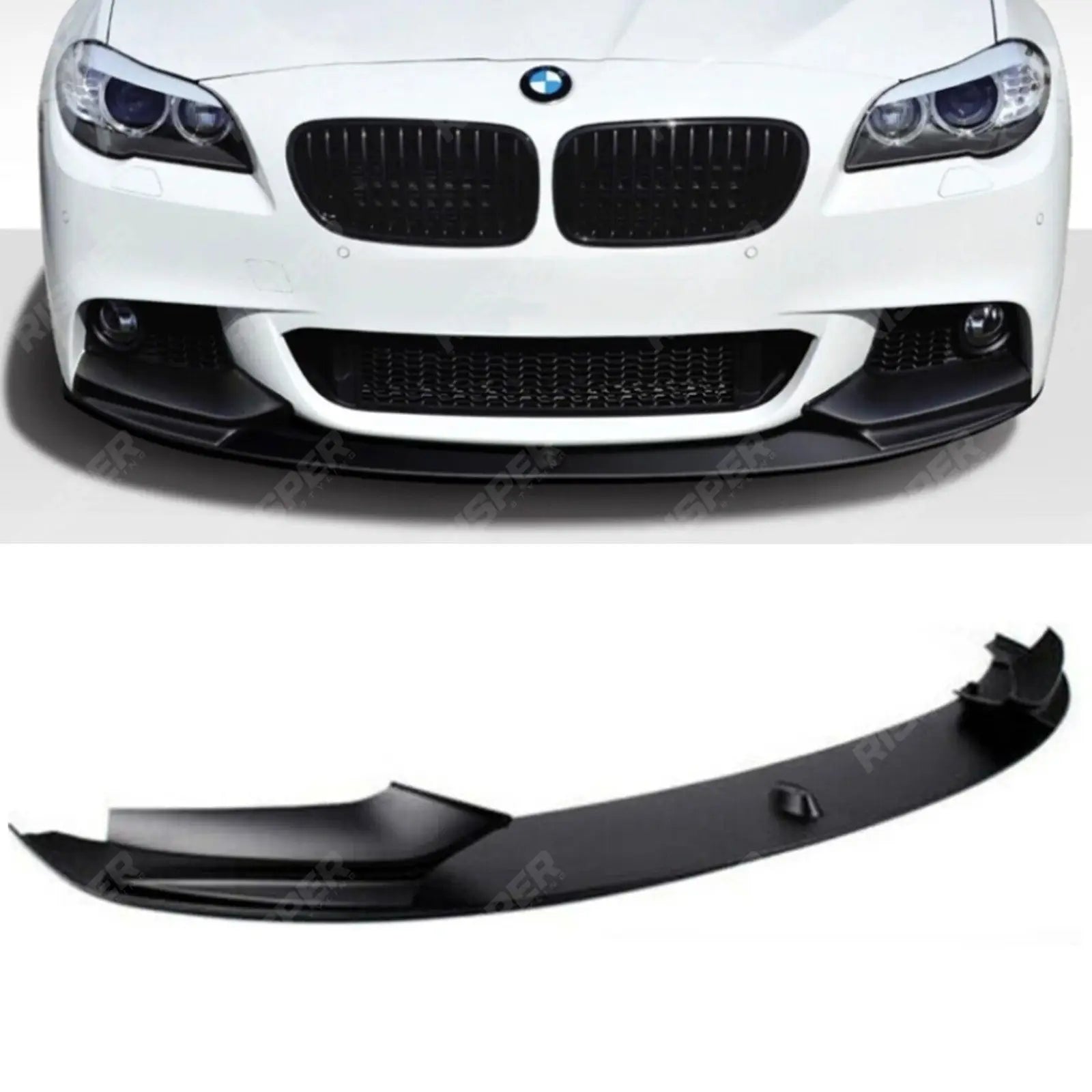 BMW 3 Series F30 F35 M Sport 2011-19 Front Splitter Lip in Matte Black
