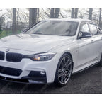 BMW 3 Series F30 F35 M Sport Side Skirt Splitters - Carbon Style
