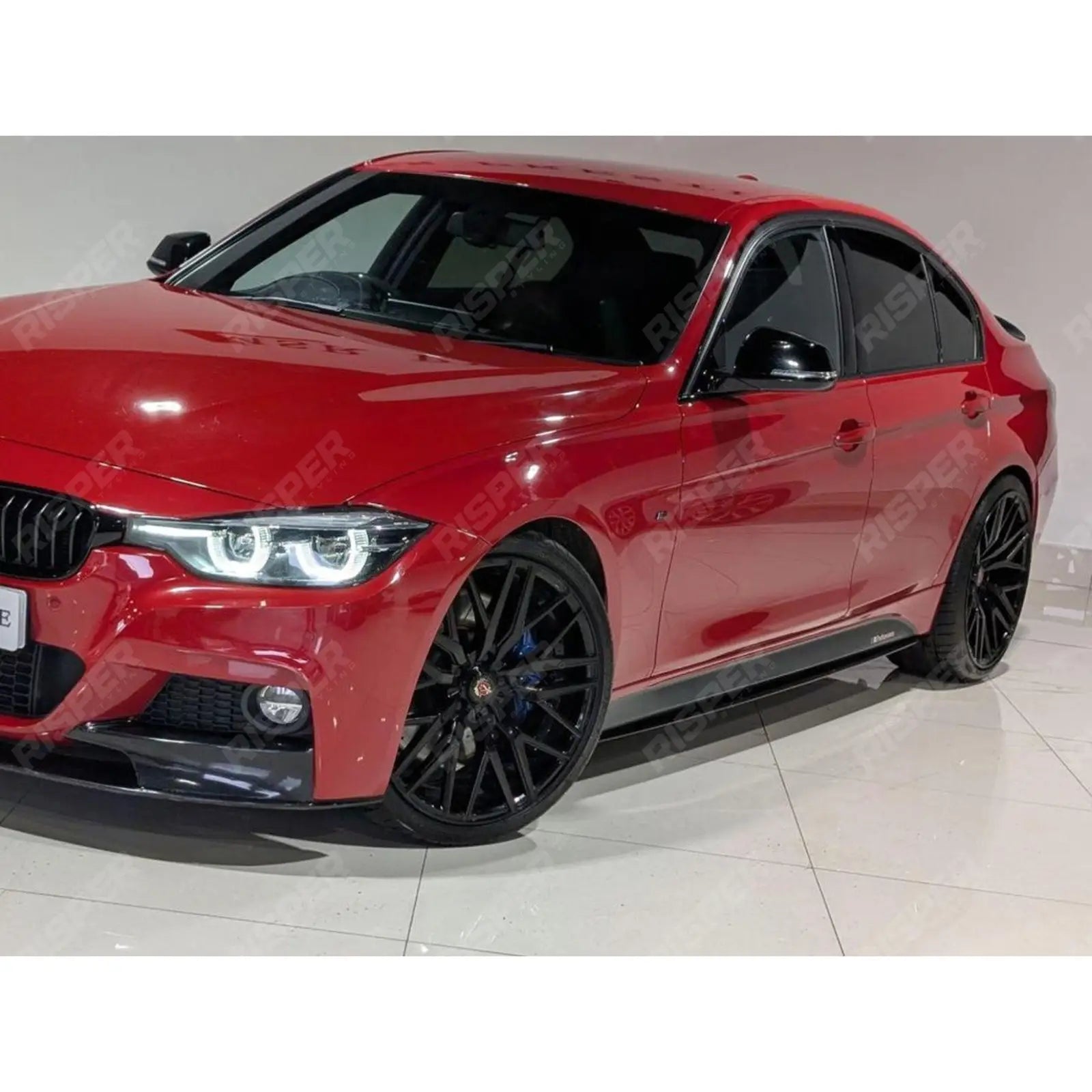 BMW 3 Series F30 F35 M Sport Side Skirt Splitters - Gloss Black
