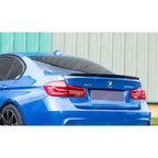 BMW 3 Series F30 M Sport 2012-2018 Matte Black Full Aero Body Kit - Diffuser 00__00