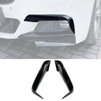 BMW 3 SERIES F30 M SPORT 2012-2019 FRONT UPPER CANARDS IN GLOSS BLACK