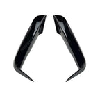 BMW 3 SERIES F30 M SPORT 2012-2019 FRONT UPPER CANARDS IN GLOSS BLACK