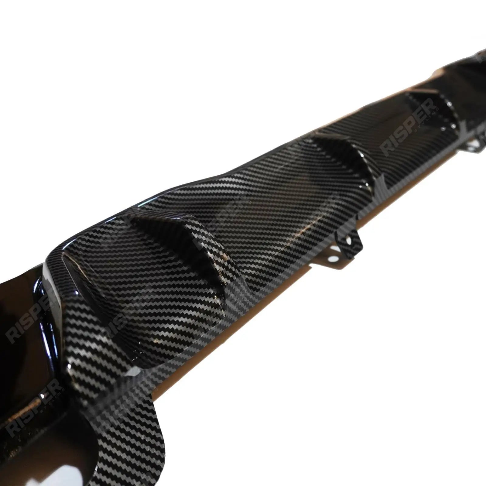 BMW 3 Series G20 2019-2021 (Pre-LCI) Carbon Look M Sport Rear Diffuser - Dual Exit