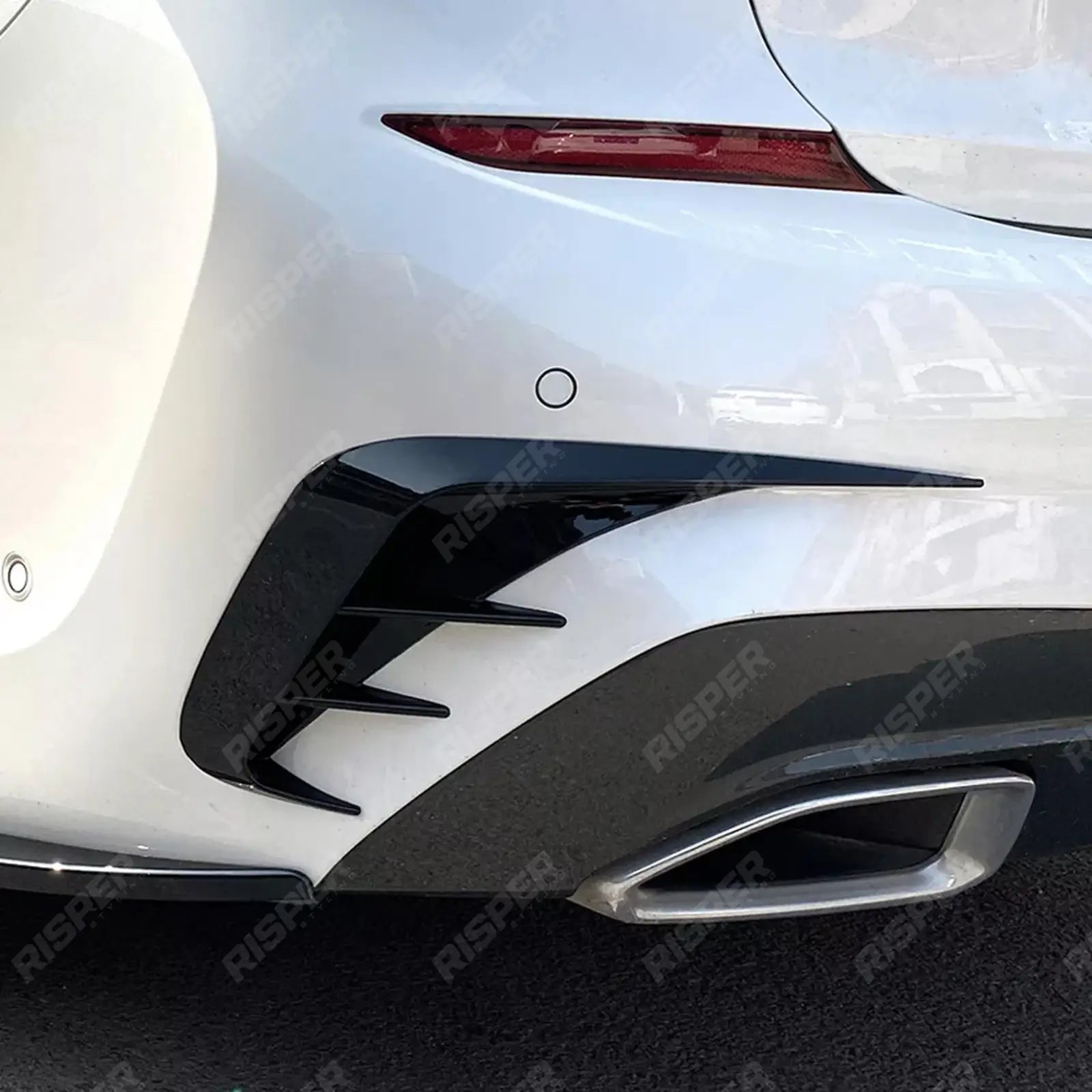 BMW 3 SERIES G20 M SPORT PRE LCI 2019-2022 REAR BUMPER SPORT VENTS IN GLOSS BLACK