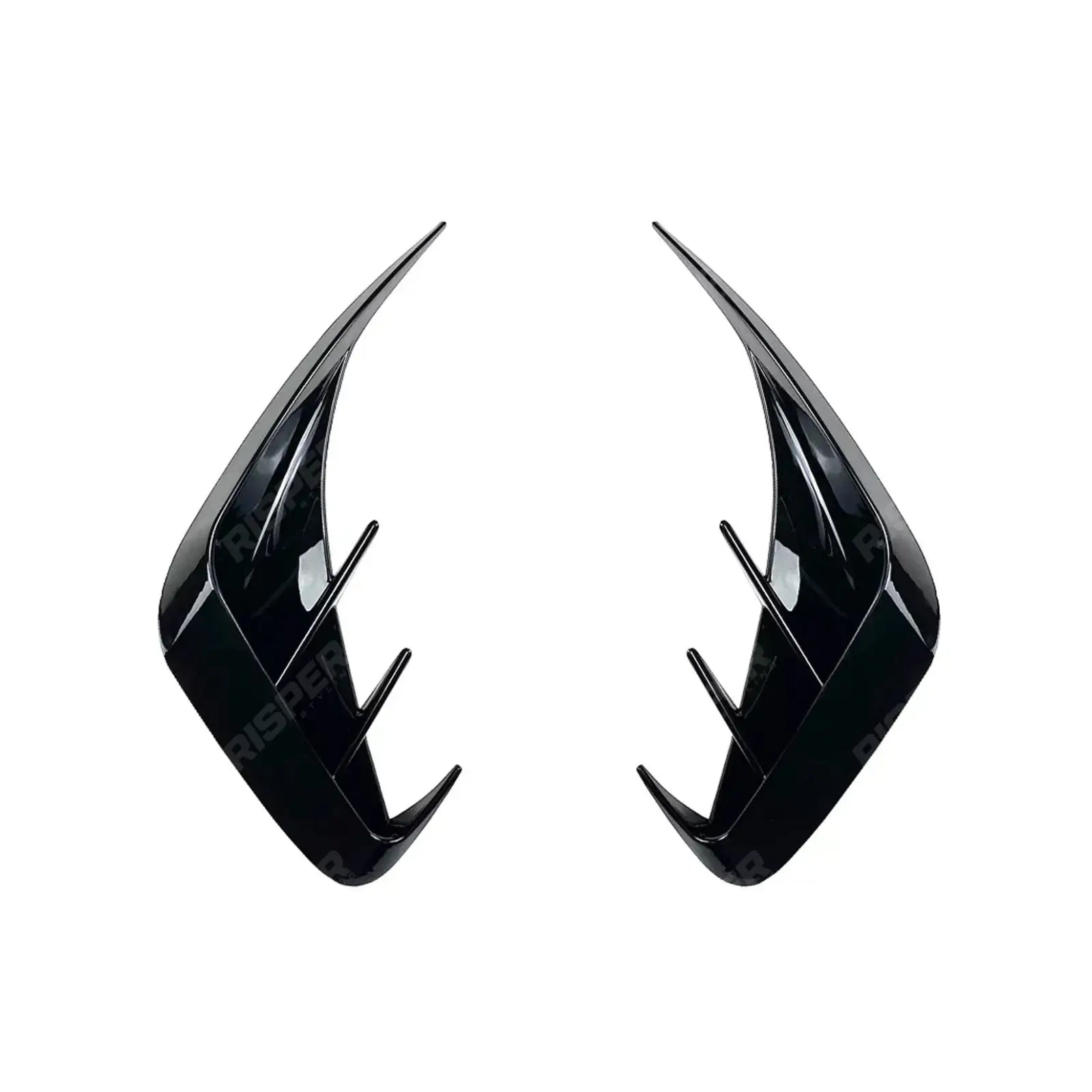 BMW 3 SERIES G20 M SPORT PRE LCI 2019-2022 REAR BUMPER SPORT VENTS IN GLOSS BLACK