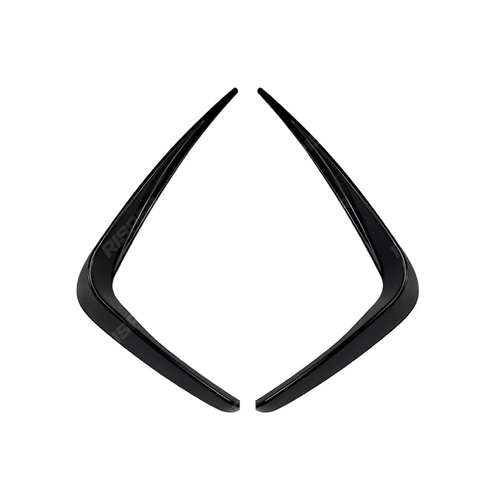 BMW 3 SERIES G20 (PRE LCI) 2019-2022 FRONT BUMPER CANARDS IN GLOSS BLACK