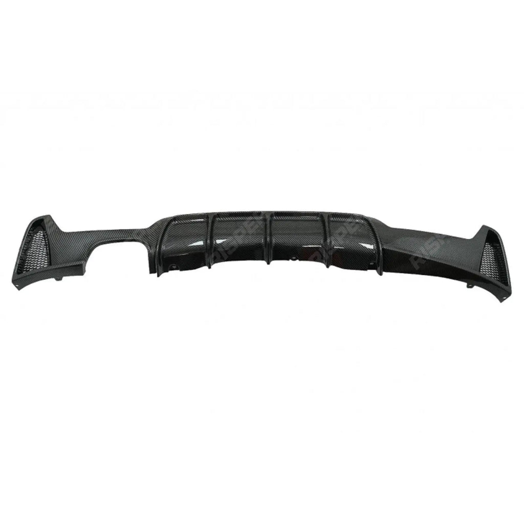 BMW 4 Series F32 F36 M Sport 2013-2020 Rear Diffuser Double Exit Carbon Look 00__