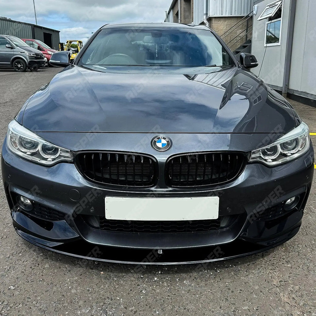 BMW 4 Series F32/F36 M Sport Front Splitter in Gloss Black