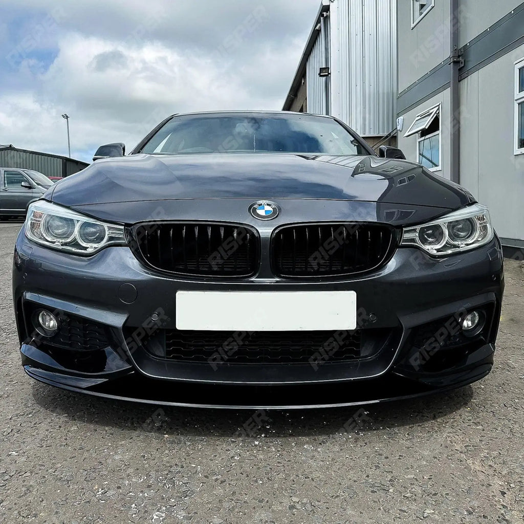 BMW 4 Series F32/F36 M Sport Front Splitter in Gloss Black