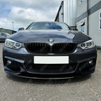 BMW 4 Series F32/F36 M Sport Front Splitter in Gloss Black