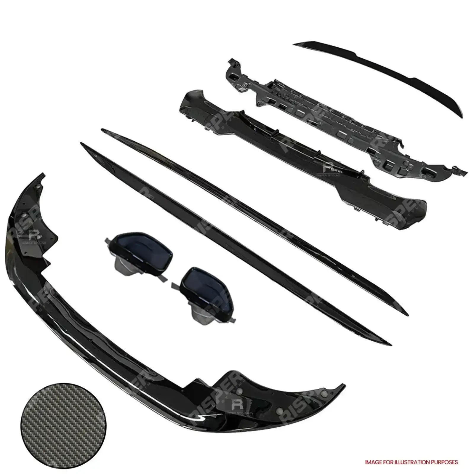 BMW 4 Series G22 2020+ 440i M Performance - Full Aero Kit in Carbon Look