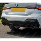 Gloss Black Full Aero Kit with Exhaust Tips For BMW 4 Series G22 2020+ - M Sport -