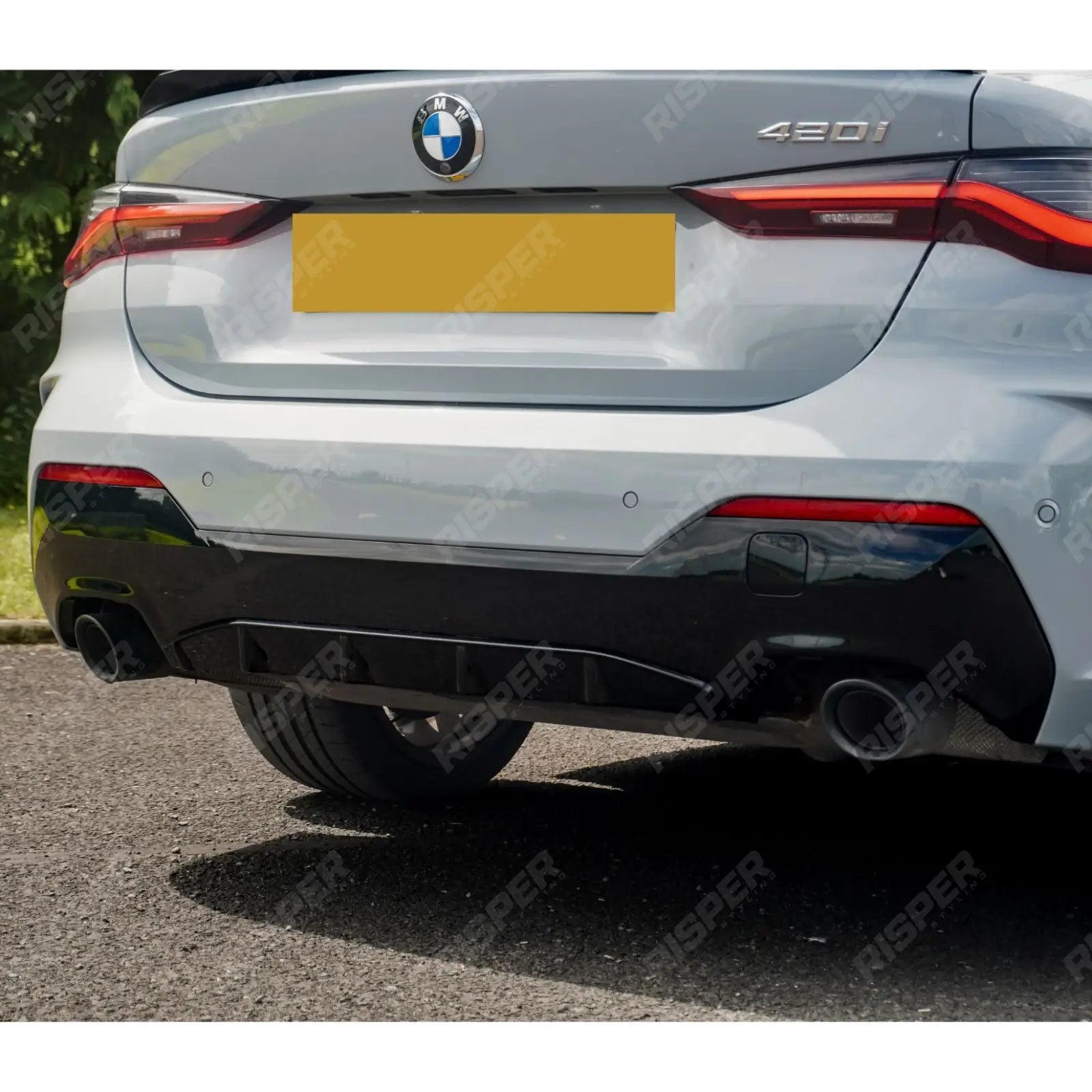 Gloss Black Full Aero Kit with Exhaust Tips For BMW 4 Series G22 2020+ - M Sport -