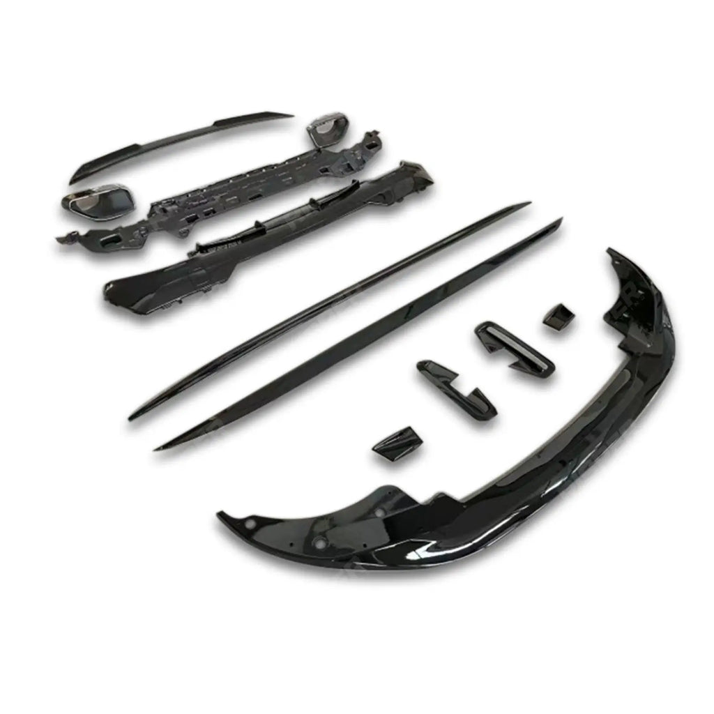 Gloss Black Full Aero Kit with Exhaust Tips For BMW 4 Series G22 2020+ - M Sport -