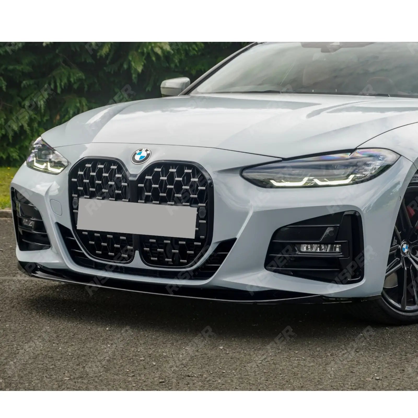 Gloss Black Full Aero Kit with Exhaust Tips For BMW 4 Series G22 2020+ - M Sport -