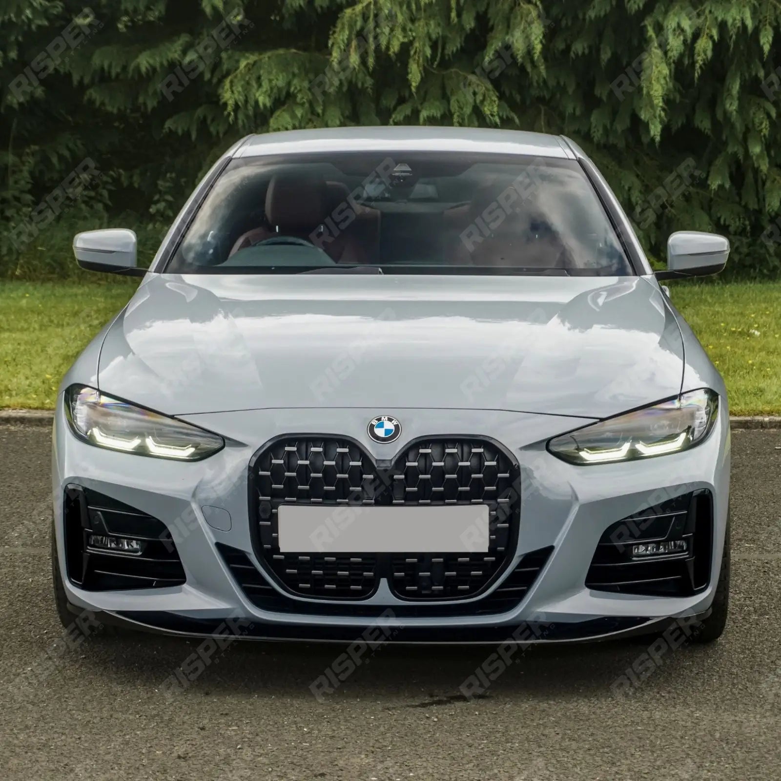 Gloss Black Full Aero Kit with Exhaust Tips For BMW 4 Series G22 2020+ - M Sport -