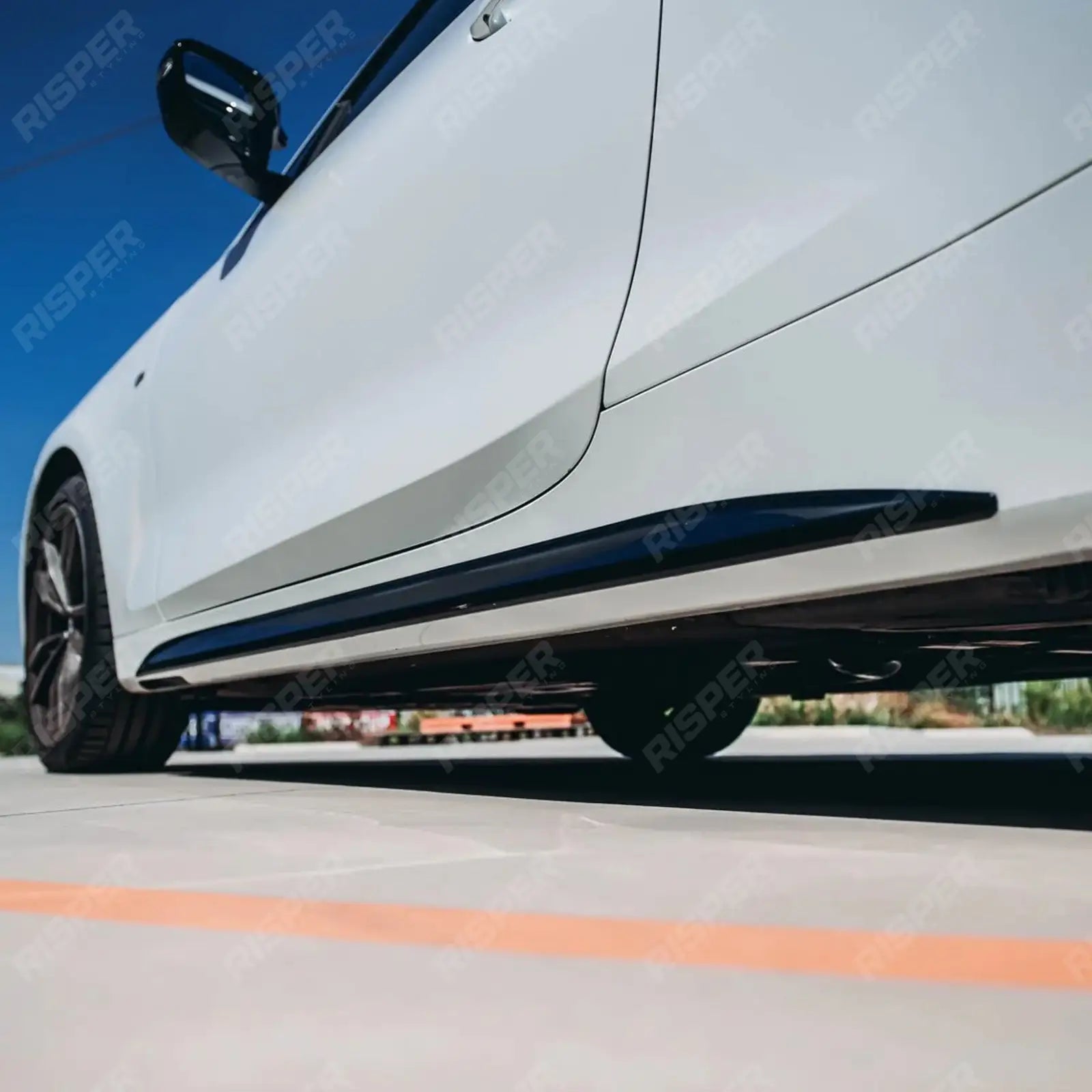 Gloss Black Full Aero Kit with Exhaust Tips For BMW 4 Series G22 2020+ - M Sport -