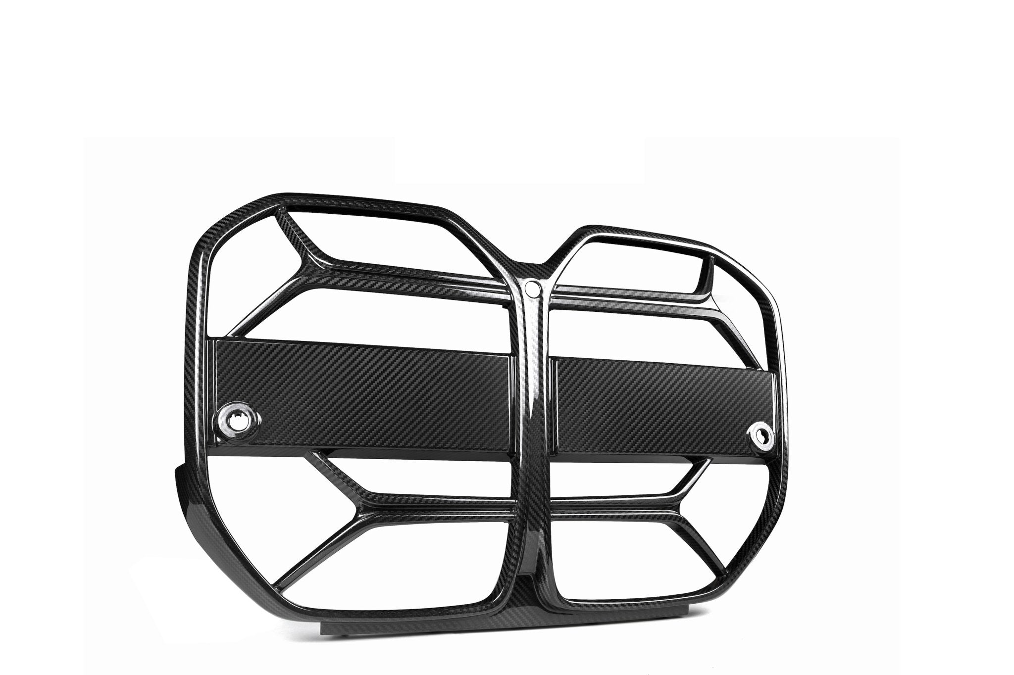 BMW 4 Series G22 G23 Pre-Preg Carbon Fibre CSL Front Kidney Grilles with ACC Fitment by TRE (2021+)