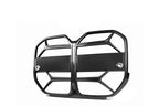 BMW 4 Series G22 G23 Pre-Preg Carbon Fibre CSL Front Kidney Grilles with ACC Fitment by TRE (2021+)