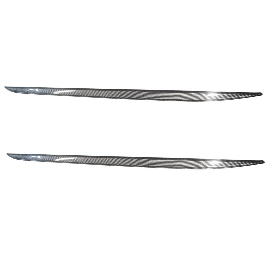 Bmw 4 Series G22 M Sport 2020+ Side Skirt Splitters In Carbon Look