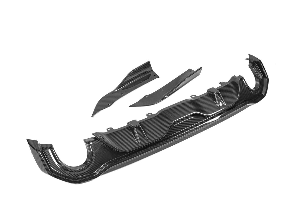 BMW 4 Series Gran Coupe G26 Pre-Preg Carbon Fibre Rear Diffuser Set by TRE (2021+)