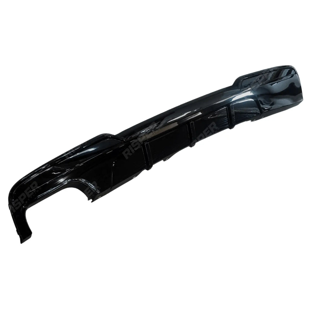 Bmw 5 Series F10 M Sport 2009-2017 Rear Diffuser In Gloss Black 00___