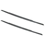 Bmw 5 Series F10 M Sport 2009-2017 Side Skirt Splitters In Matte Black