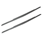 Bmw 5 Series F10 M Sport 2009-2017 Side Skirt Splitters In Matte Black