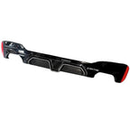 BMW 5 Series G30 G38 M Sport 2017-2024 CS Rear Diffuser In Carbon Look