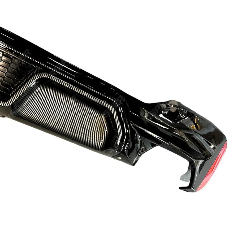BMW 5 Series G30 G38 M Sport 2017-2024 CS Rear Diffuser In Carbon Look