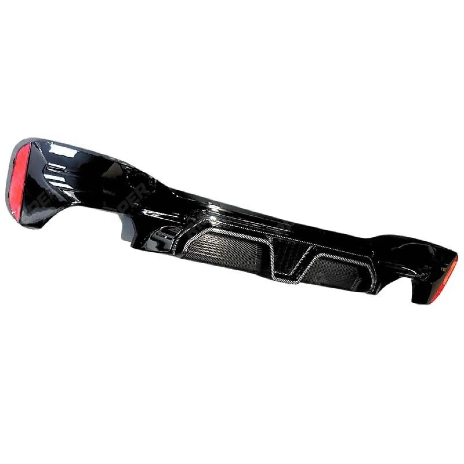 BMW 5 Series G30 G38 M Sport 2017-2024 CS Rear Diffuser In Carbon Look