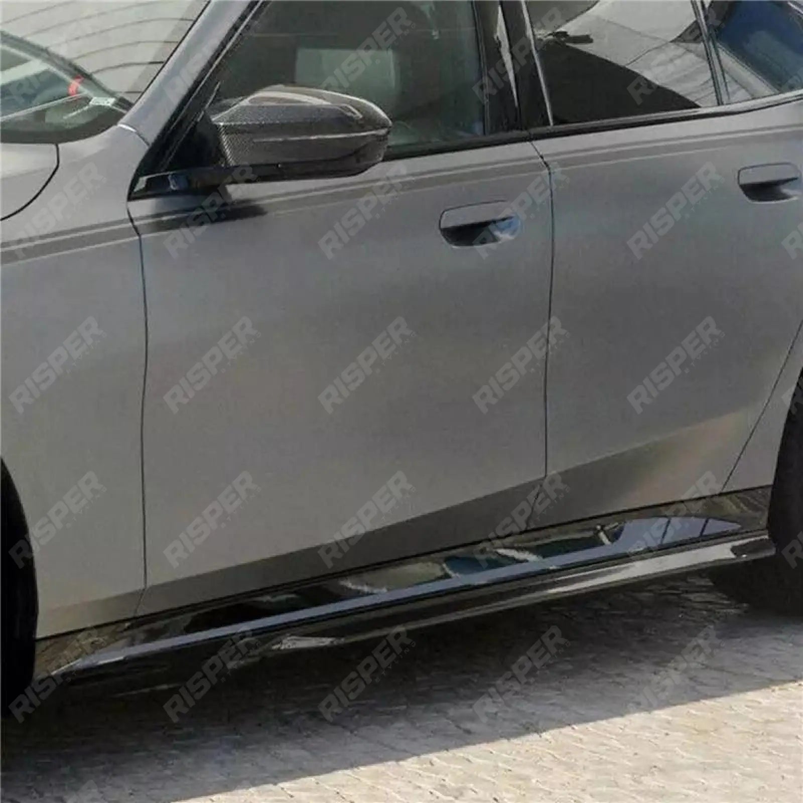 BMW 5 Series G60 2024 ON M Sport Side Skirts In Gloss Black