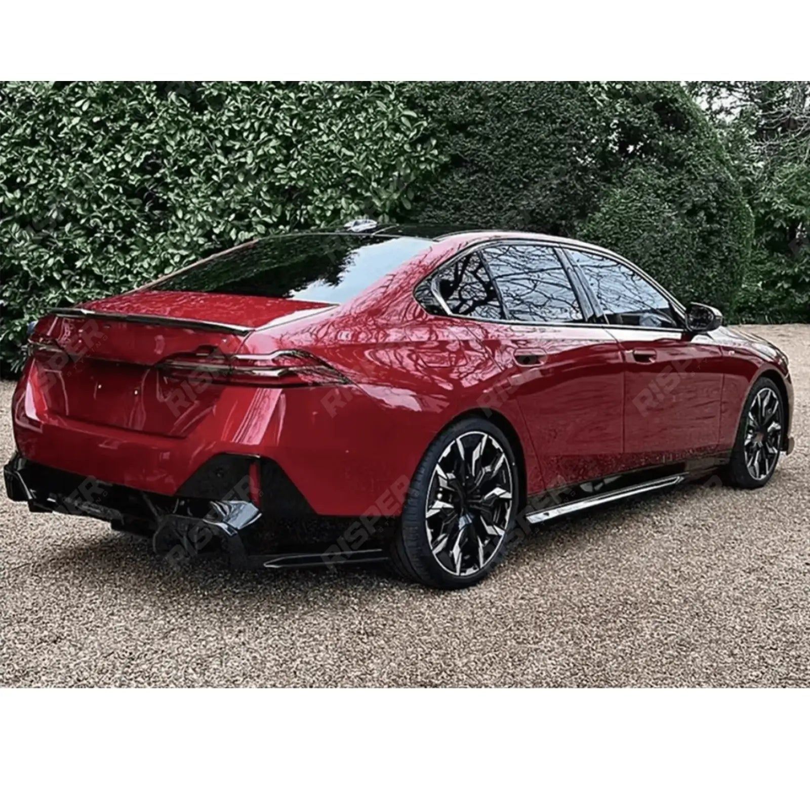 Bmw 5 Series G60 G68 M Sport Rear Diffuser In Gloss Black