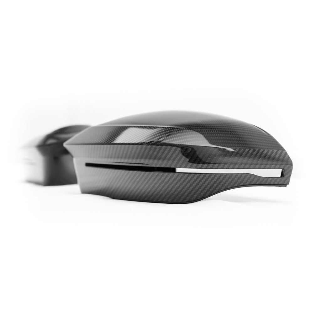 BMW M5 G90, 5 Series & i5 M60 G60 Pre-preg Carbon Fibre M Style Mirror Covers by TRE (2024+)