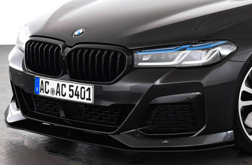 BMW 5 Series LCI G30 G31 Gloss Black Kidney Grilles (2020-2023)