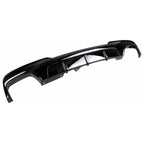 BMW 5 Series M Sport F10 F11 - Gloss Black Rear Diffuser with Quad Exit