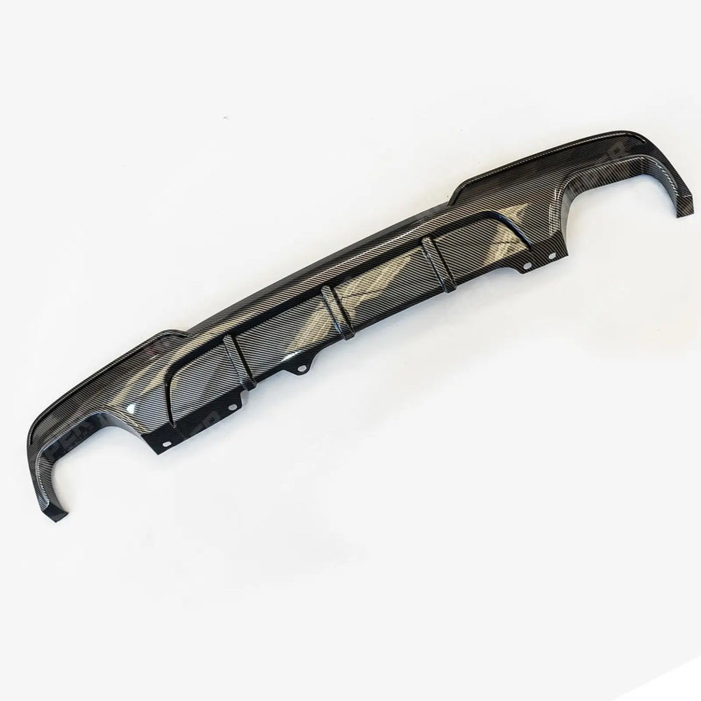 BMW 5 Series M Sport F10 F11 - Rear Diffuser with Quad Exit in Carbon Look