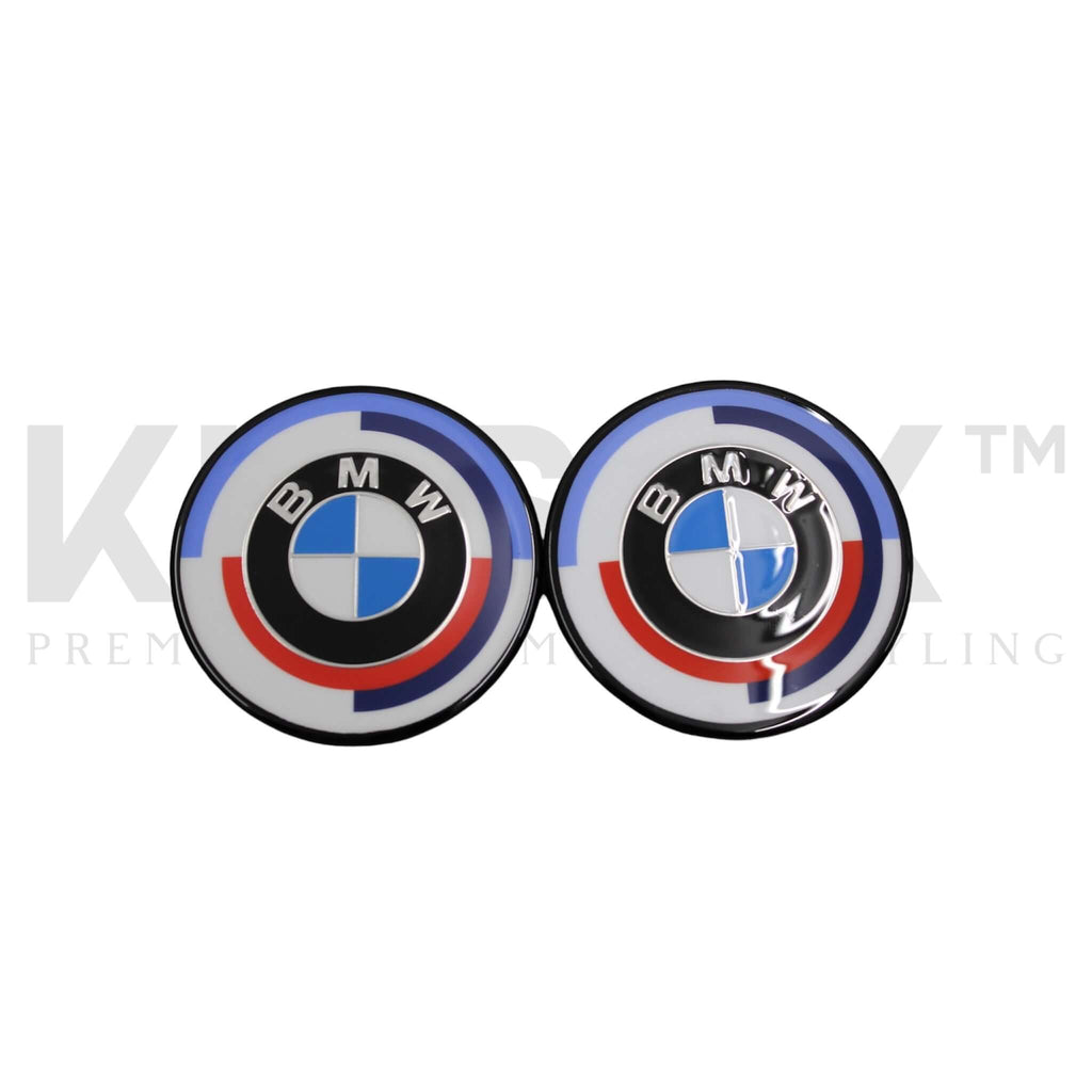 dechromed BMW G series roundels
