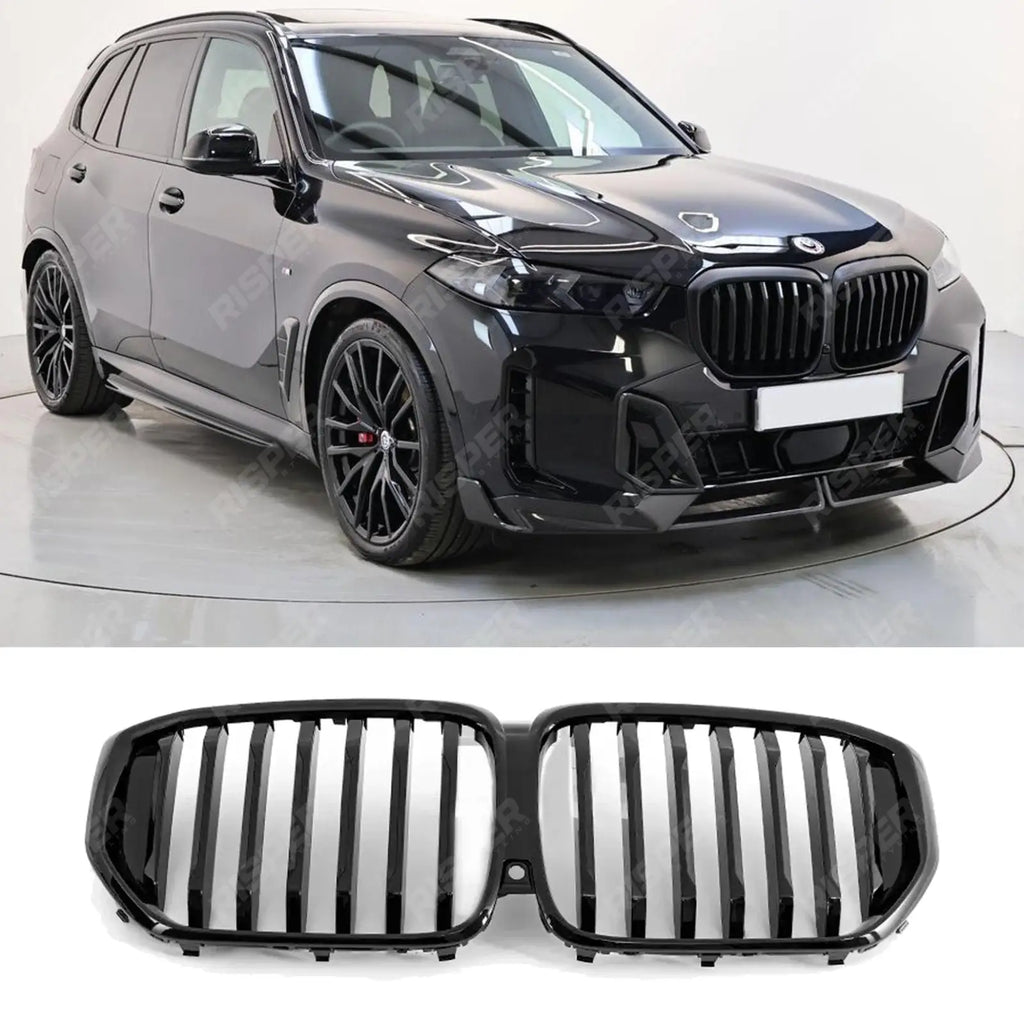 BMW G05 LCI 2023+ Single Slat Front Grill In Gloss Black