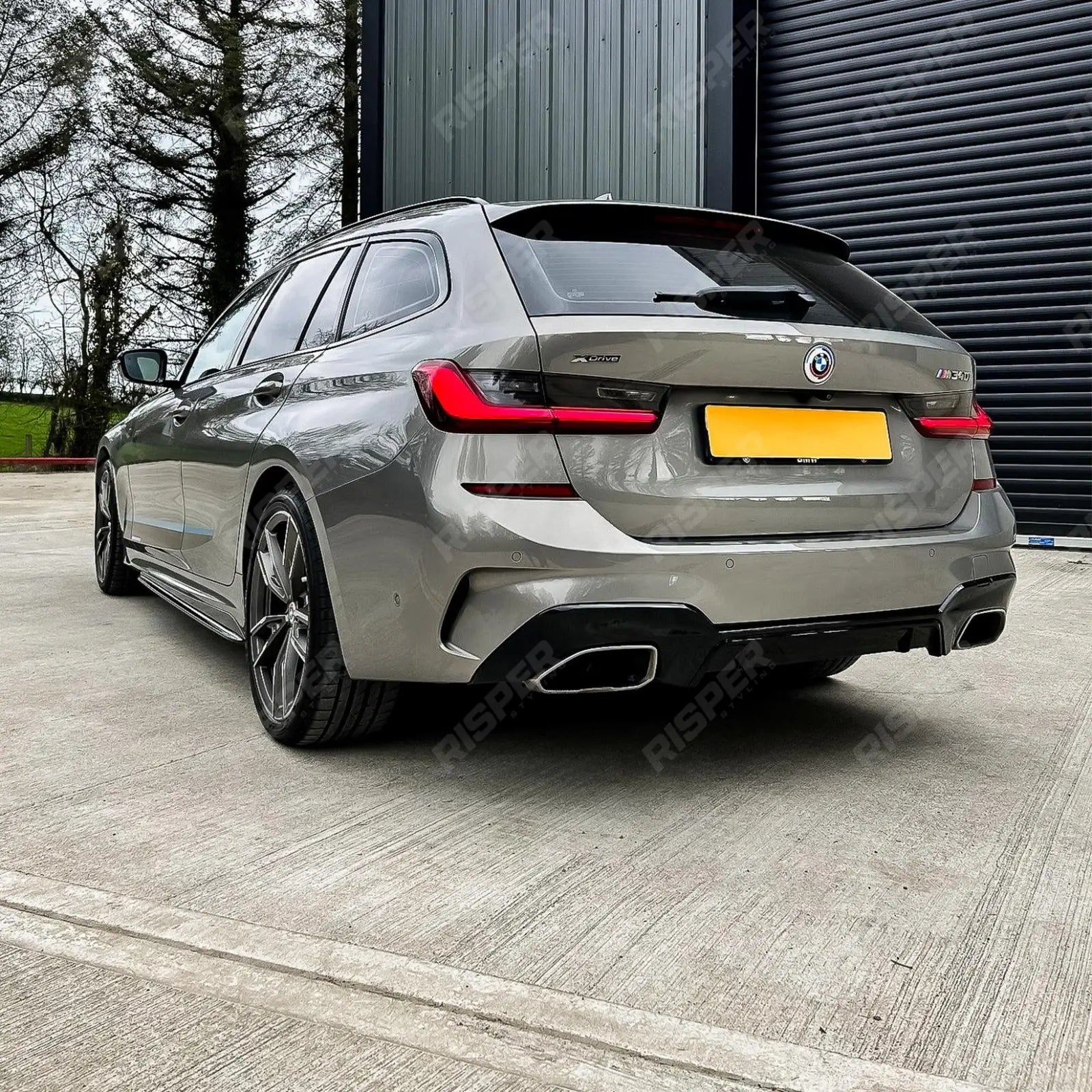 BMW G20 G21 M340i Pre-LCI 2019-2021 Gloss Black M Performance MP Rear Diffuser