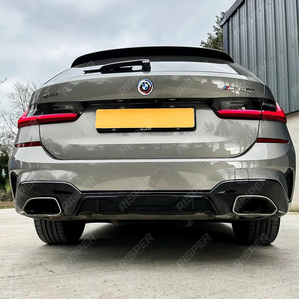 BMW G20 G21 M340i Pre-LCI 2019-2021 Gloss Black M Performance MP Rear Diffuser