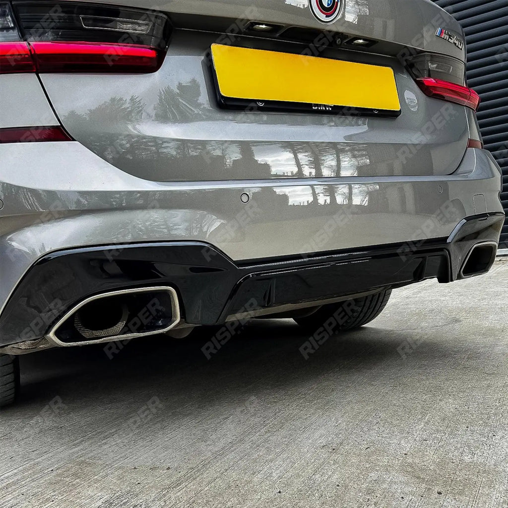 BMW G20 G21 M340i Pre-LCI 2019-2021 Gloss Black M Performance MP Rear Diffuser