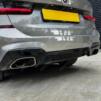 BMW G20 G21 M340i Pre-LCI 2019-2021 Gloss Black M Performance MP Rear Diffuser