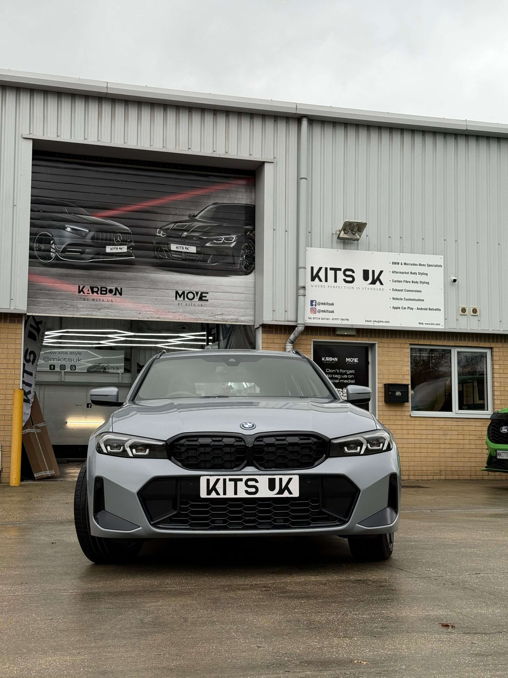 BMW G20 LCI gloss black grille
